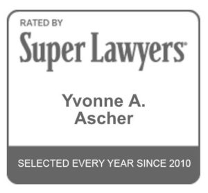 Yvonne Ascher is selected by Super Lawyers